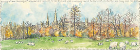 Other Works & Books. Mar 15: Burghley Park looking back to Stamford v small